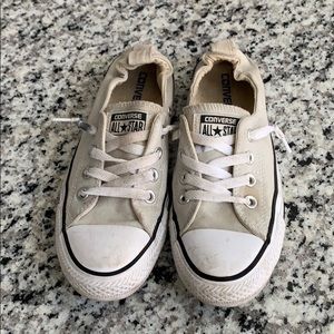 Light gray converse shoreline